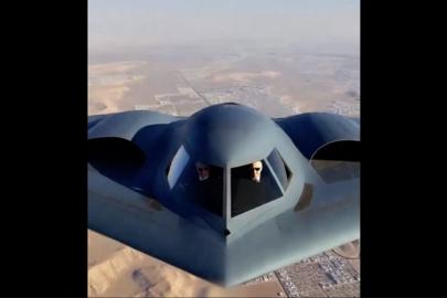 İsrail'den B-2 uçaklı animasyonla İran göndermesi