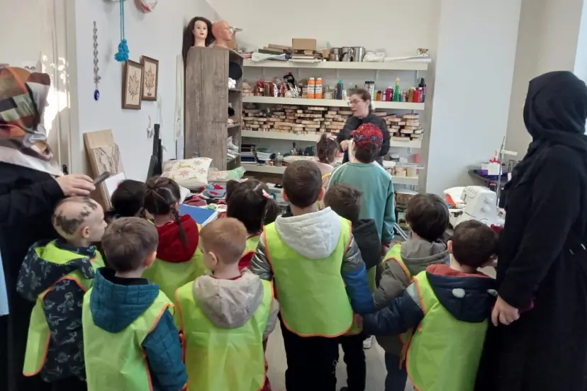 İZGİM, minikleri Çocuk Kütüphanesi'nde ağırladı