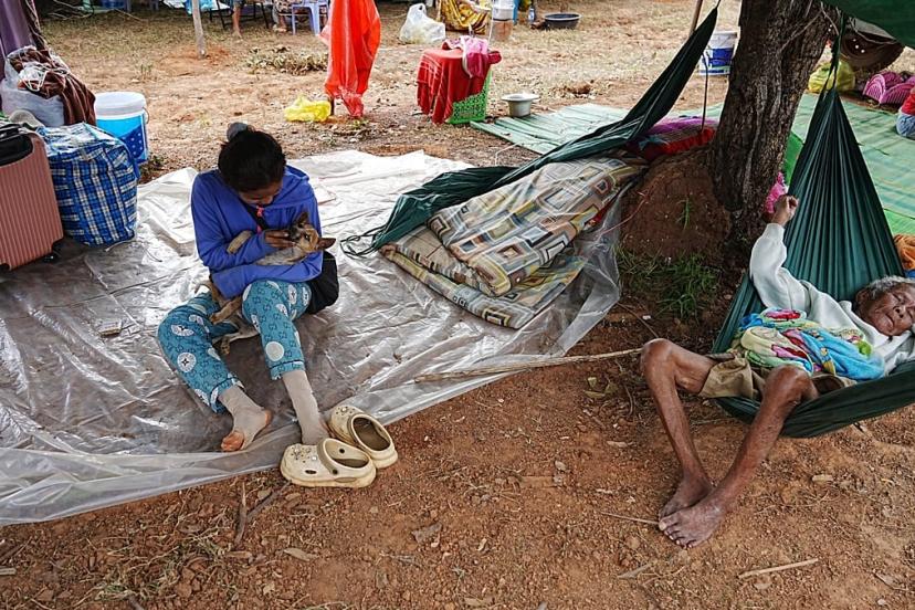 Kamboçya-Tayland çatışması sürerken Chong Kal kampında yerinden edilen aile sayısı artıyor