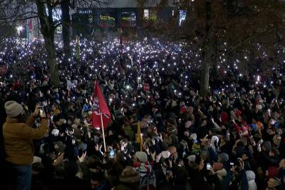Litvanya'da binlerce kişi kamu yayıncısı yasasındaki değişiklikleri protesto etti