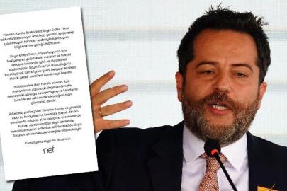 NEF'ten Erden Timur açıklaması: 'Tüm yasal belgeler hazırdır'