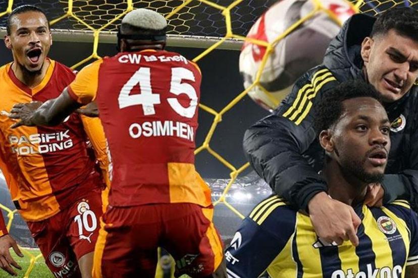 (ÖZET) DERBİDE KAZANAN ÇIKMADI | Fenerbahçe - Galatasaray maç sonucu: 1-1
