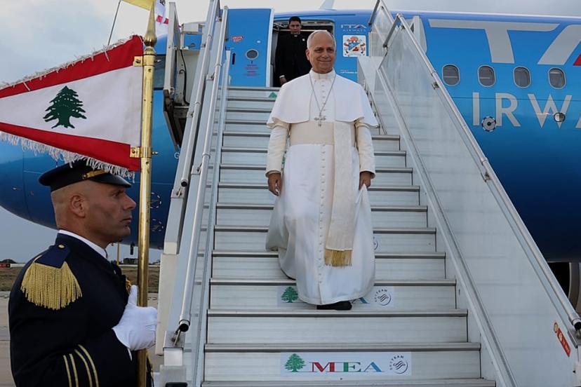 Papa Leo Lübnan'da: 'Filistin'de tek çözüm iki devlet ama İsrail bunu istemiyor'