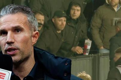 Robin van Persie'ye büyük tepki: Tribünlere gitmek zorunda kaldı