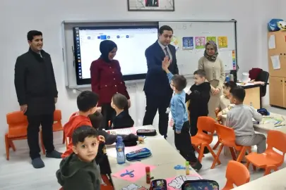 Sason Kaymakamı Başar'dan anaokuluna ziyaret