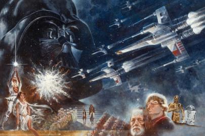 Star Wars'u dünyaya tanıtan ilk afiş satış fiyatıyla rekor kırdı
