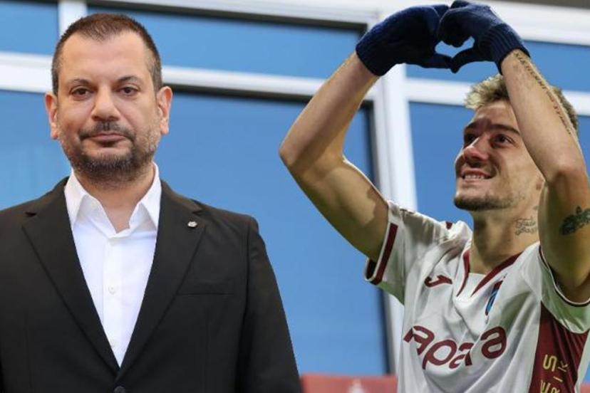 Trabzonspor Başkanı Ertuğrul Doğan'dan Beşiktaş ve Ernest Muçi açıklaması