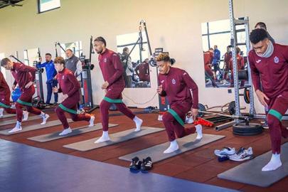 Trabzonspor, Galatasaray maçının hazırlıklarını sürdürdü
