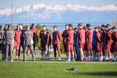 Trabzonspor, Göztepe maçı hazırlıklarına başladı