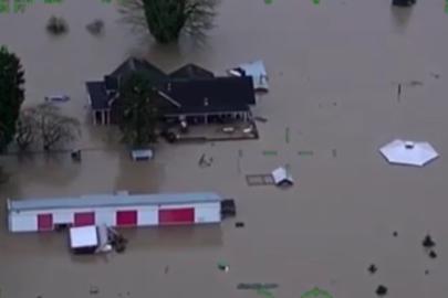 Washington eyaletinde sel alarmı