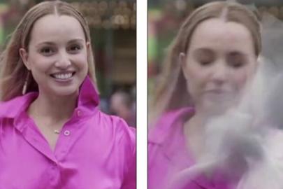 Yeni Zelanda'da canlı yayın sırasında martı muhabire çarptı