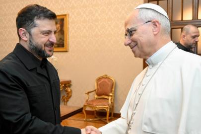 Zelensky, Papa 14’üncü Leo ile bir araya geldi
