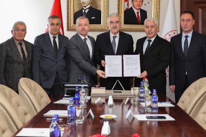 32 derslikli ortaokul için yapım protokolü imzalandı