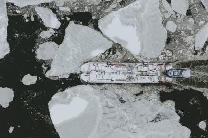 ABD'de kar fırtınası: Hudson Nehri kısmen dondu