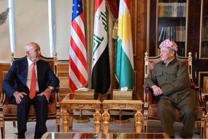 ABD'nin özel temsilcisi, Barzani'ye Irak hükümeti konusunda "İran" endişesini aktardı