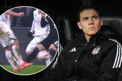 Beşiktaş'ın yeni transferi ilk maçında kırmızı kart gördü! Kariyerinde bir ilk