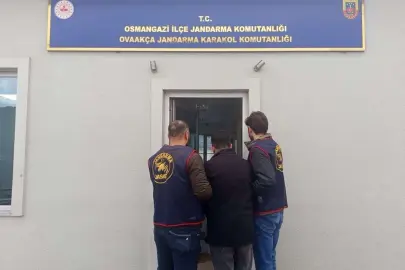 Bursa’da hapis cezası firarisini Jandarma yakaladı
