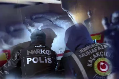 Edirne'de rekor uyuşturucu operasyonu! 289 kilo uyuşturucu ele geçirildi