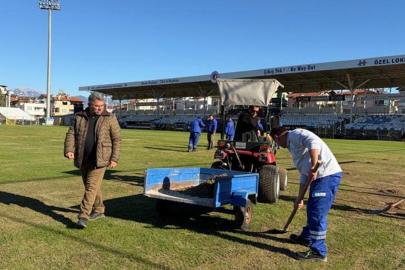 Fethiyespor-Galatasaray maçı öncesi son hazırlıklar devam ediyor
