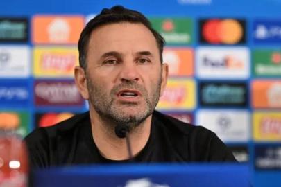 Galatasaray'da Manchester City maçı öncesi Okan Buruk basın toplantısı düzenliyor...