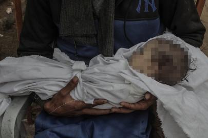 Gazze'de dondurucu soğuklar, bir bebeği daha hayattan kopardı
