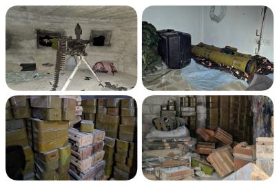 Halep'te PKK/SDG'nin yerleşim alanlarında gizlenen silah depoları ele geçirildi