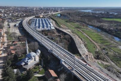Halkalı-Kapıkule Demir Yolu Projesi hızla ilerliyor