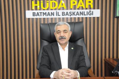 HÜDA PAR Batman İl Başkanı Şahin: Trafik terörüne dur diyelim