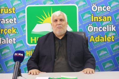 HÜDA PAR Mersin İl Başkanı Demir: Kudüs’e yönelik ümmet bilinci güçlenmeli