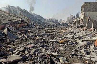 İşgal rejimi, ateşkese rağmen Gazze’nin farklı bölgelerini bombalıyor