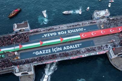 İstanbul'daki Filistin yürüyüşü dünya basınında