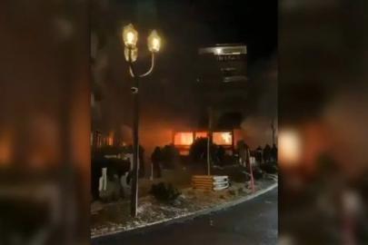 İsviçre'de 47 can alan yangının başladığı anın görüntüleri ortaya çıktı