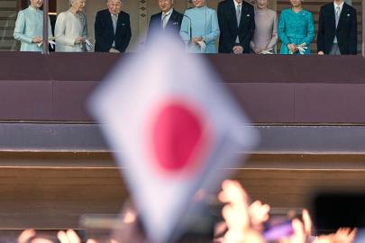 Japon imparatorluk ailesi sarayda geleneksel yeni yıl selamlaması yaptı