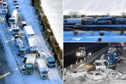 Japonya'da kar yağışı kazalara yol açtı: 4 ölü, 16 yaralı