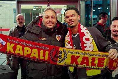 Kayserispor'un Manchester City'den transferi Jadel Katongo Kayseri’ye geldi