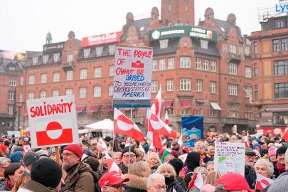 Kopenhag'da Grönland için gösteri: Trump'ın Grönland'ı ABD'nin kontrolüne alma planına tepki