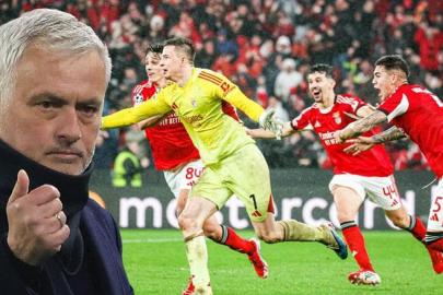 (ÖZET) Jose Mourinho'nun Benfica'sı tarih yazdı! Arda Gülerli Real Madrid'i ilk 8 dışına itti | Benfica - Real Madrid maç sonucu: 4-2