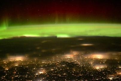 Rus kozmonot, uzaydan kuzey ışıklarını görüntüledi