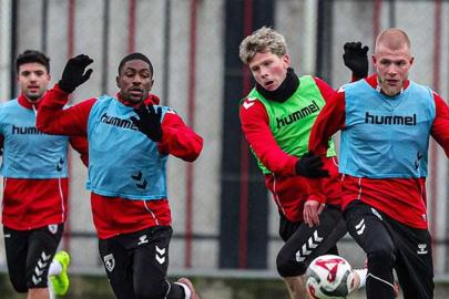 Samsunspor, Fenerbahçe maçı hazırlıklarını sürdürdü