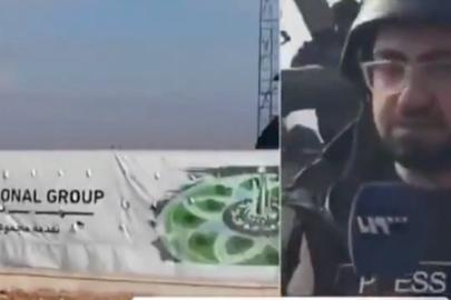 Suriyeli muhabire canlı yayın sırasında tank çarptı