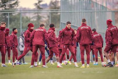 Trabzonspor, Kasımpaşa hazırlıklarına devam etti
