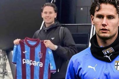 Trabzonspor'un yeni sol beki Mathias Lovik imza için Trabzon'da!