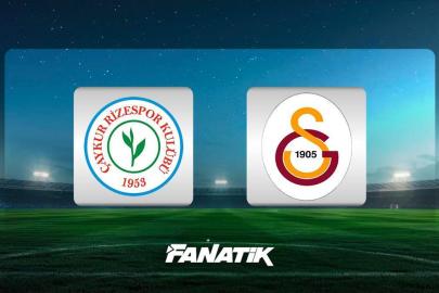 CANLI | Çaykur Rizespor - Galatasaray maçı ne zaman, saat kaçta, hangi kanalda? (Muhtemel 11'ler)