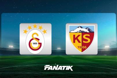CANLI |Galatasaray - Kayserispor maçı Canlı Anlatım - GS KAYSERİ maçı kadroları, skoru ve istatistikleri (Süper Lig karşılaşması)