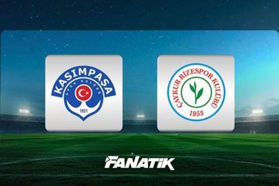 CANLI | Kasımpaşa - Rizespor maçı (Süper Lig 24. hafta)