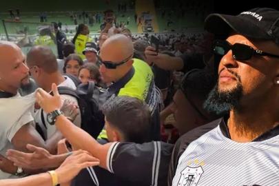 Corinthians taraftarından Felipe Melo'ya saldırı!