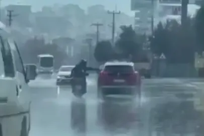 Denizli’de tehlikeli motosiklet sürüşü cezasız kalmadı!