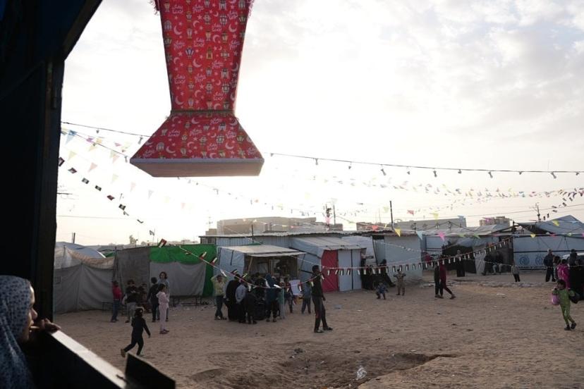 Gazze’de çadırlar arasında Ramazan hazırlığı