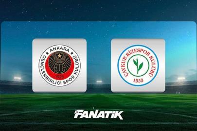 Gençlerbirliği - Rizespor maçı ne zaman saat kaçta hangi kanalda? İlk 11'ler (Süper Lig 22. hafta)