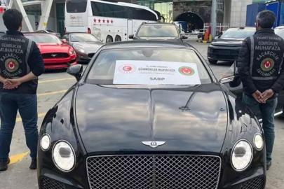 Gümrükler Muhafaza ekiplerinden 65 lüks araç operasyonu